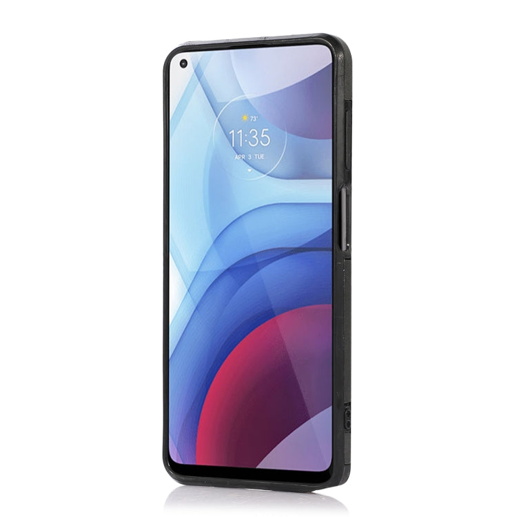 For Motorola Moto G Stylus 2021 Calf Texture Magnetic Phone Case