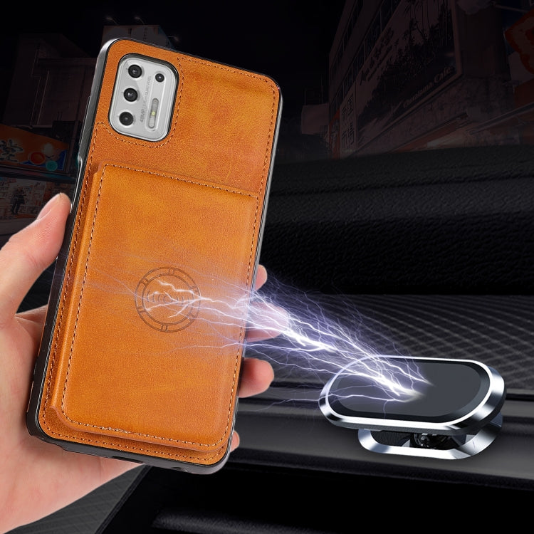 For Motorola Moto G Stylus 2021 Calf Texture Magnetic Phone Case