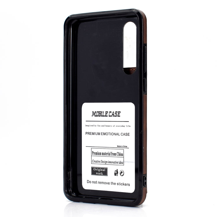 For Huawei P30 Calf Texture Magnetic Phone Case