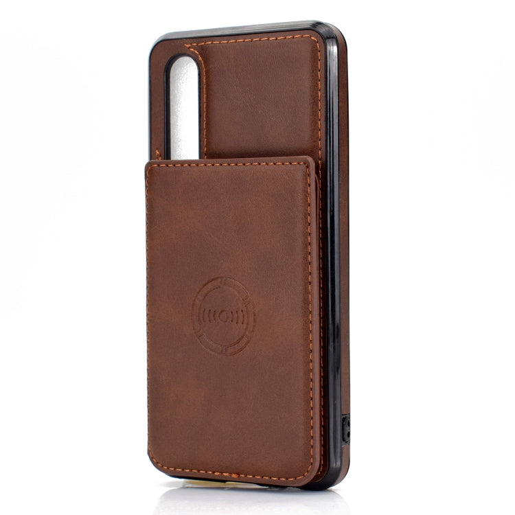 For Huawei P30 Calf Texture Magnetic Phone Case