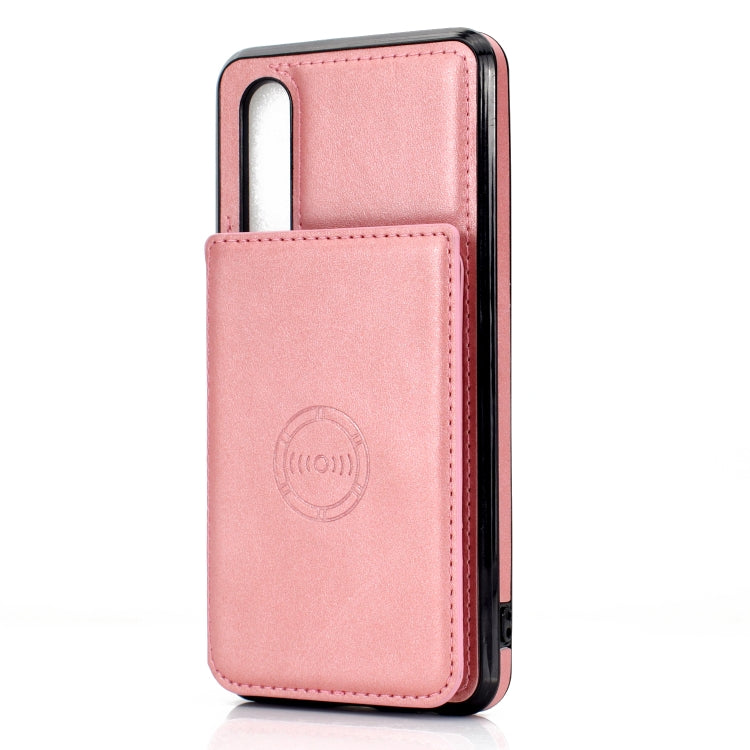 For Huawei P30 Calf Texture Magnetic Phone Case