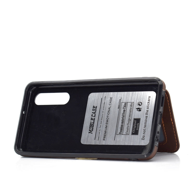 For Huawei P30 Calf Texture Magnetic Phone Case