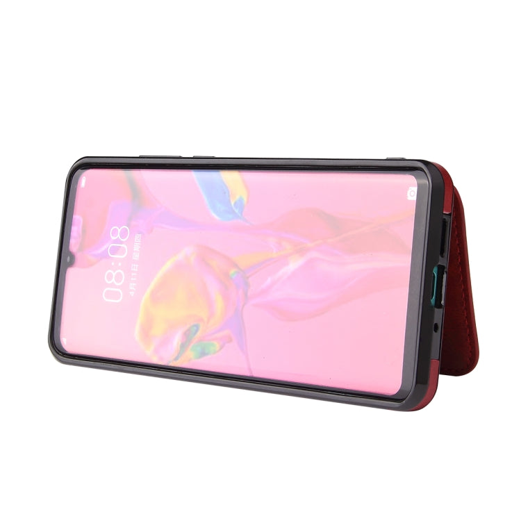 For Huawei P30 Pro Calf Texture Magnetic Phone Case