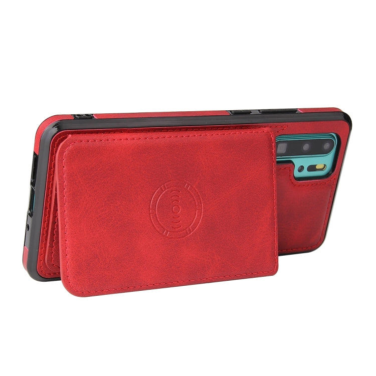 For Huawei P30 Pro Calf Texture Magnetic Phone Case