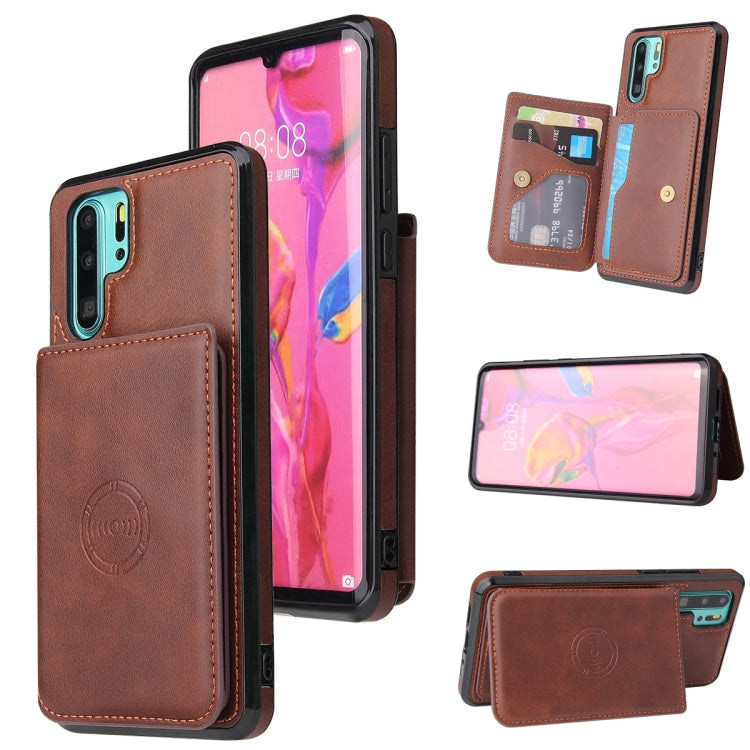 For Huawei P30 Pro Calf Texture Magnetic Phone Case