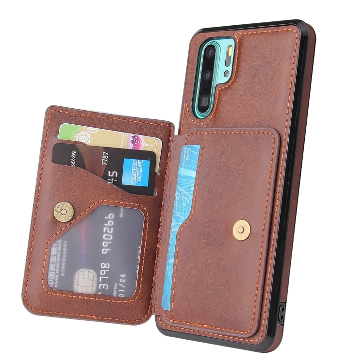 For Huawei P30 Pro Calf Texture Magnetic Phone Case