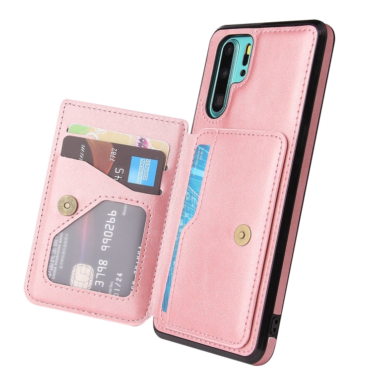 For Huawei P30 Pro Calf Texture Magnetic Phone Case