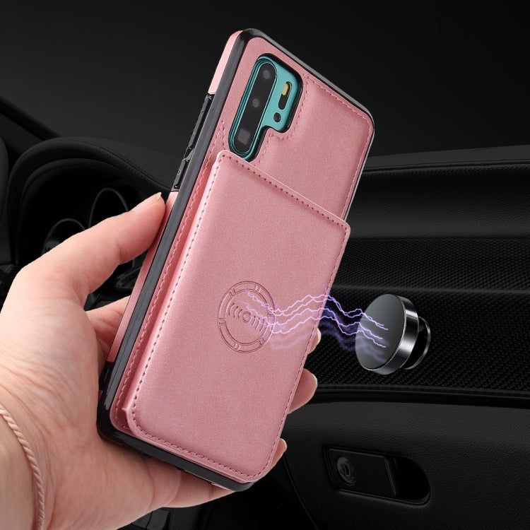 For Huawei P30 Pro Calf Texture Magnetic Phone Case