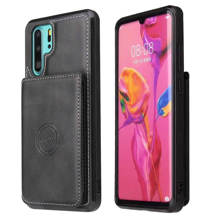 For Huawei P30 Pro Calf Texture Magnetic Phone Case