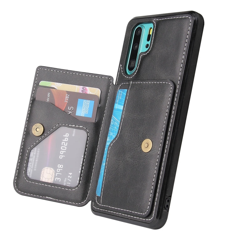 For Huawei P30 Pro Calf Texture Magnetic Phone Case