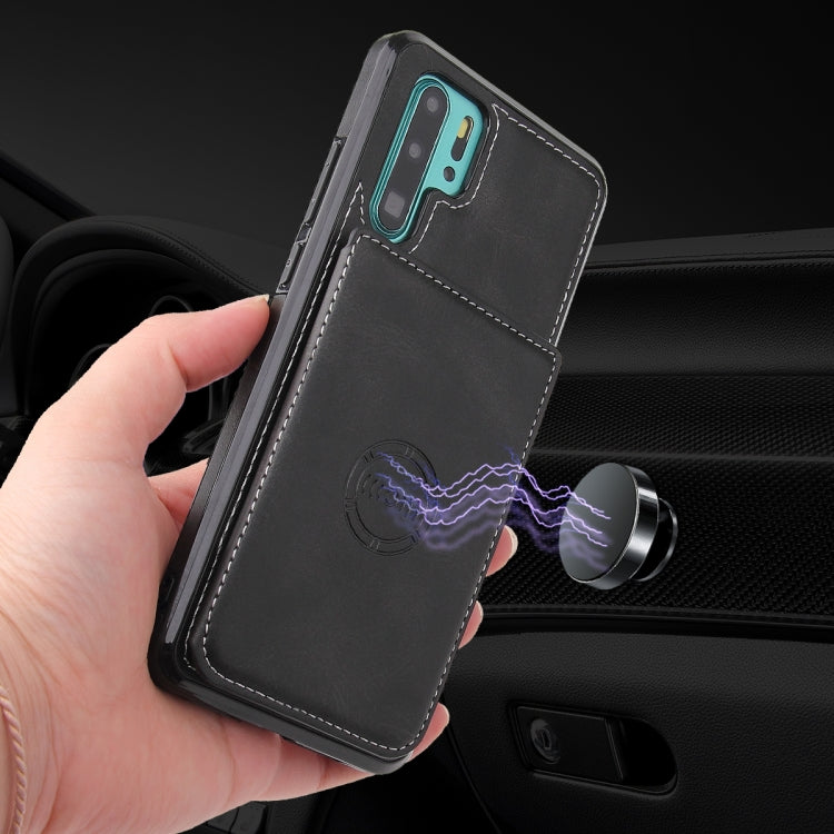 For Huawei P30 Pro Calf Texture Magnetic Phone Case