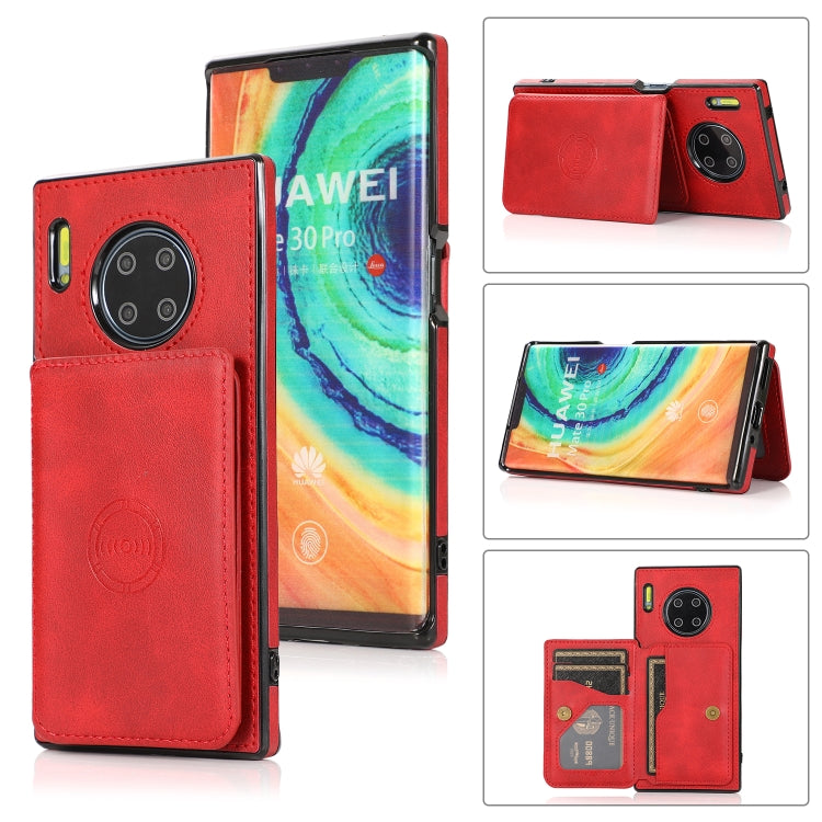 For Huawei Mate 30 Pro Calf Texture Magnetic Phone Case
