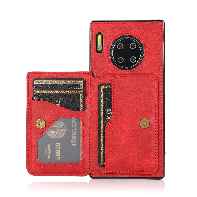 For Huawei Mate 30 Pro Calf Texture Magnetic Phone Case