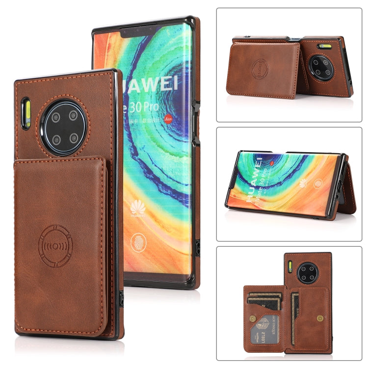For Huawei Mate 30 Pro Calf Texture Magnetic Phone Case