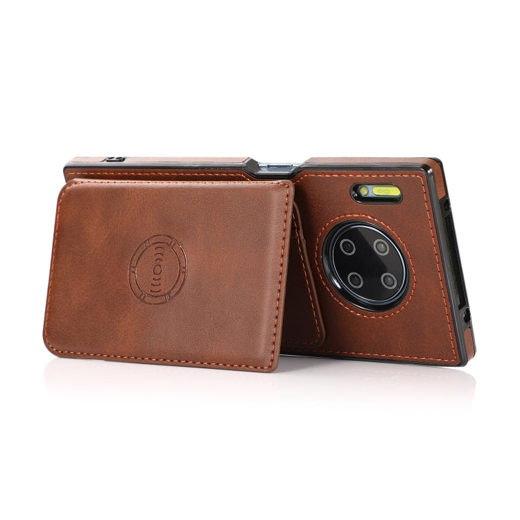For Huawei Mate 30 Pro Calf Texture Magnetic Phone Case