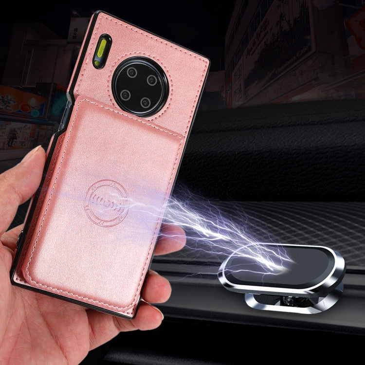 For Huawei Mate 30 Pro Calf Texture Magnetic Phone Case