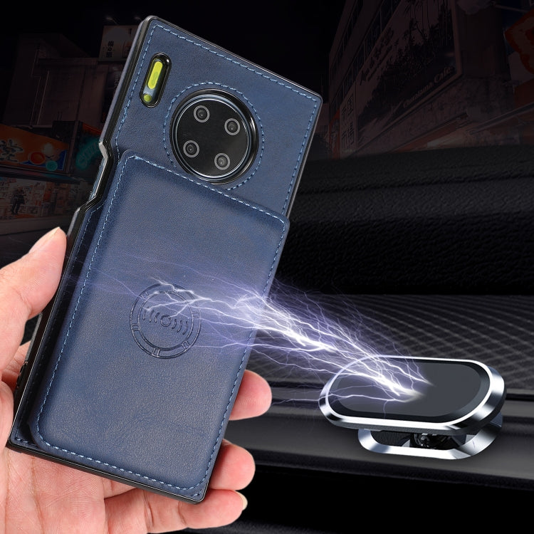 For Huawei Mate 30 Pro Calf Texture Magnetic Phone Case