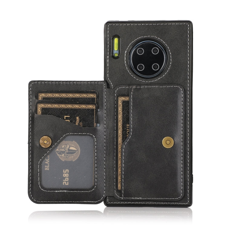 For Huawei Mate 30 Pro Calf Texture Magnetic Phone Case