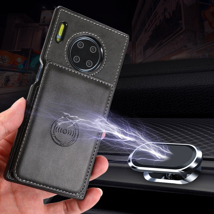 For Huawei Mate 30 Pro Calf Texture Magnetic Phone Case