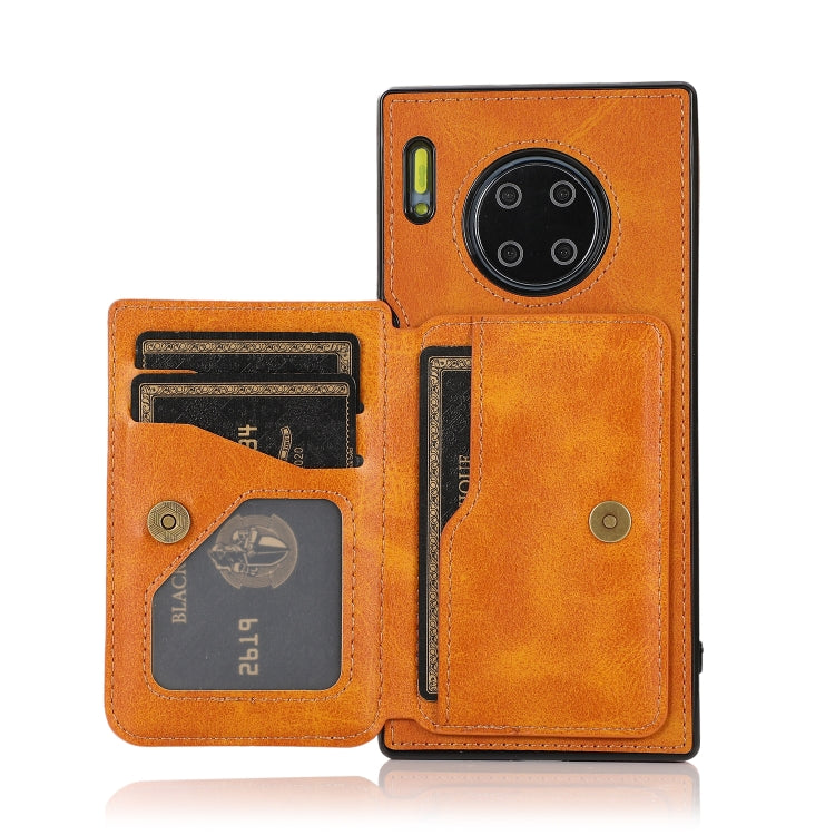 For Huawei Mate 30 Pro Calf Texture Magnetic Phone Case