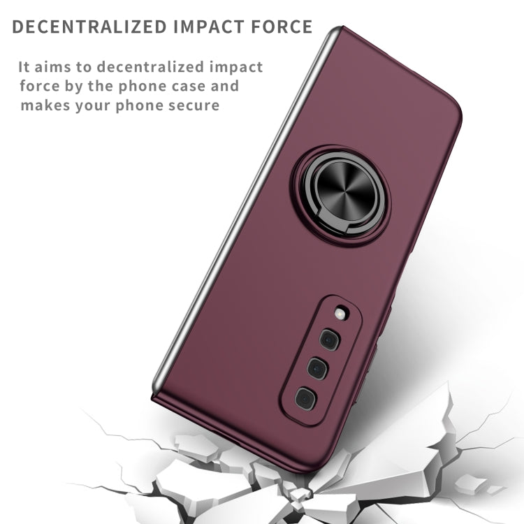 For Samsung Galaxy Fold Armor Ring Holder Phone Case