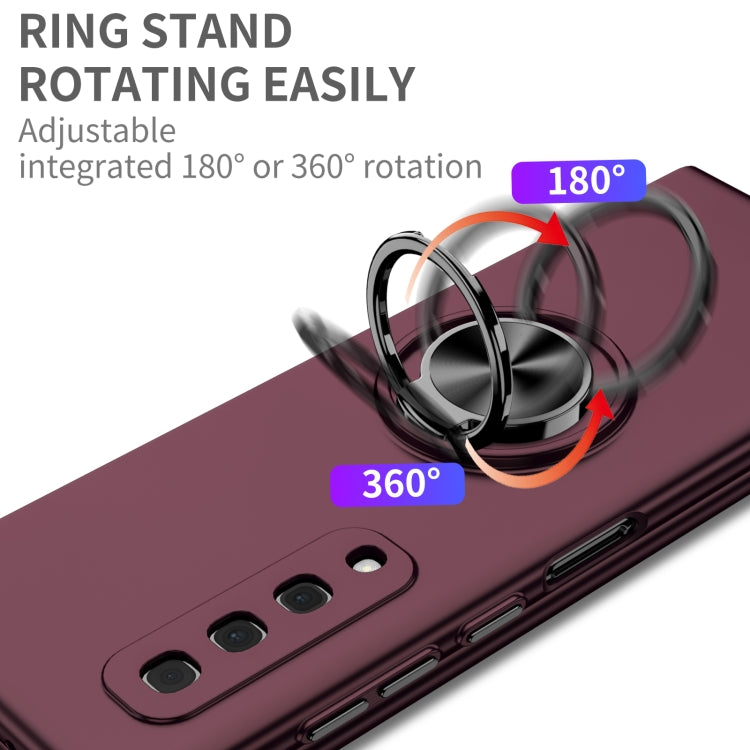 For Samsung Galaxy Fold Armor Ring Holder Phone Case