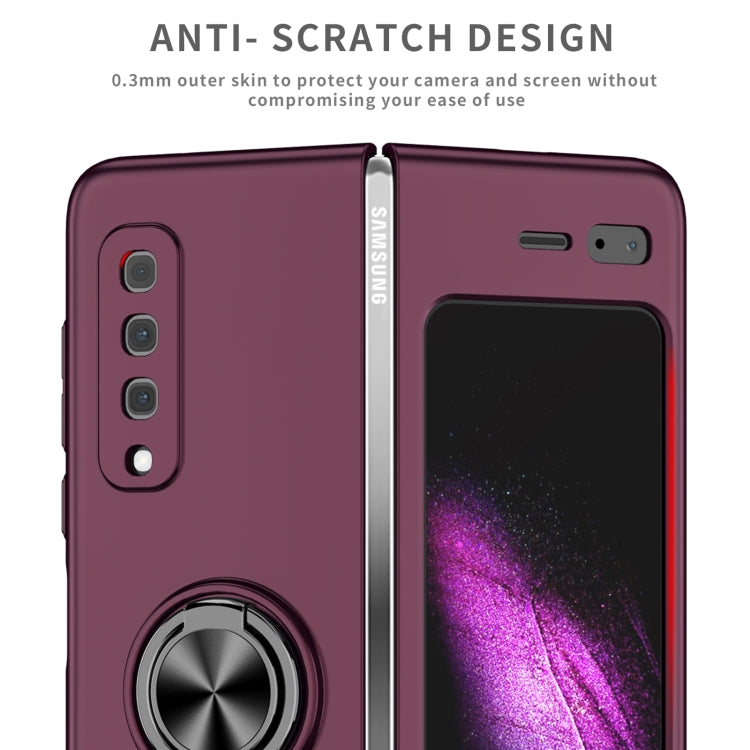 For Samsung Galaxy Fold Armor Ring Holder Phone Case