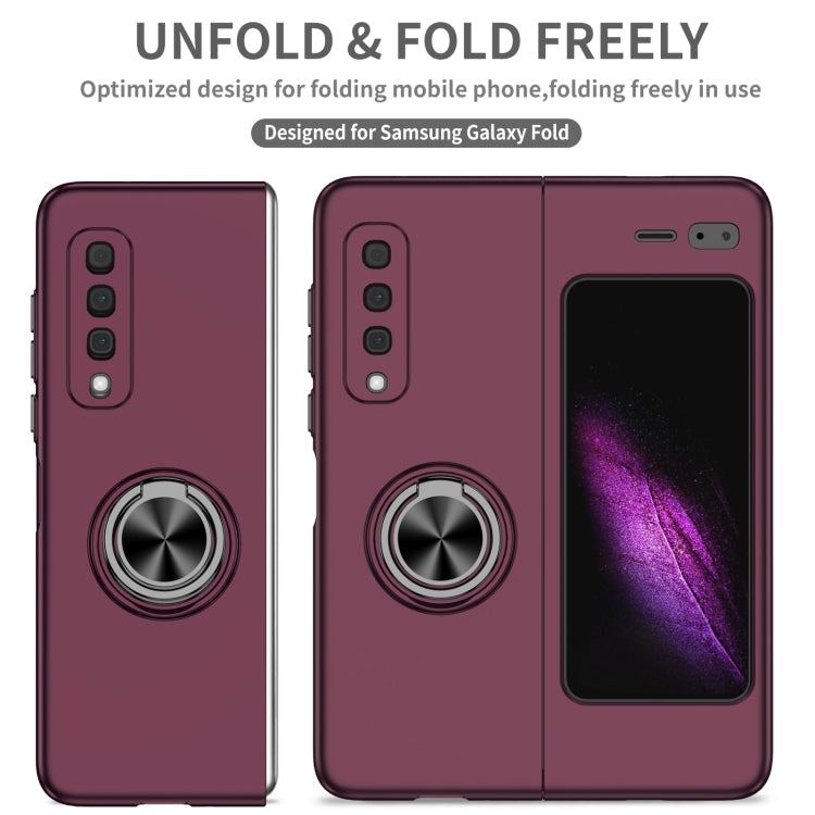 For Samsung Galaxy Fold Armor Ring Holder Phone Case