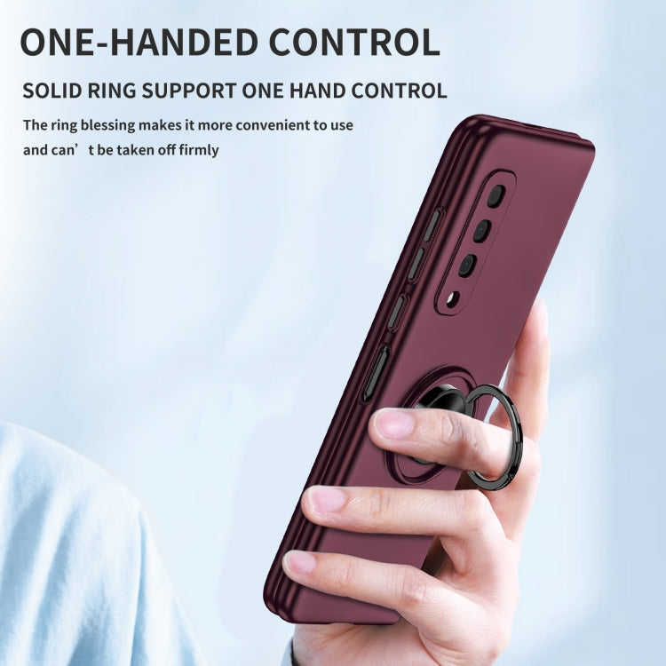 For Samsung Galaxy Fold Armor Ring Holder Phone Case