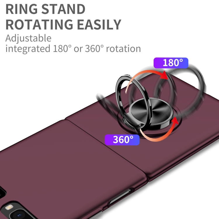 For Samsung Galaxy Z Flip 5G Armor Ring Holder Phone Case