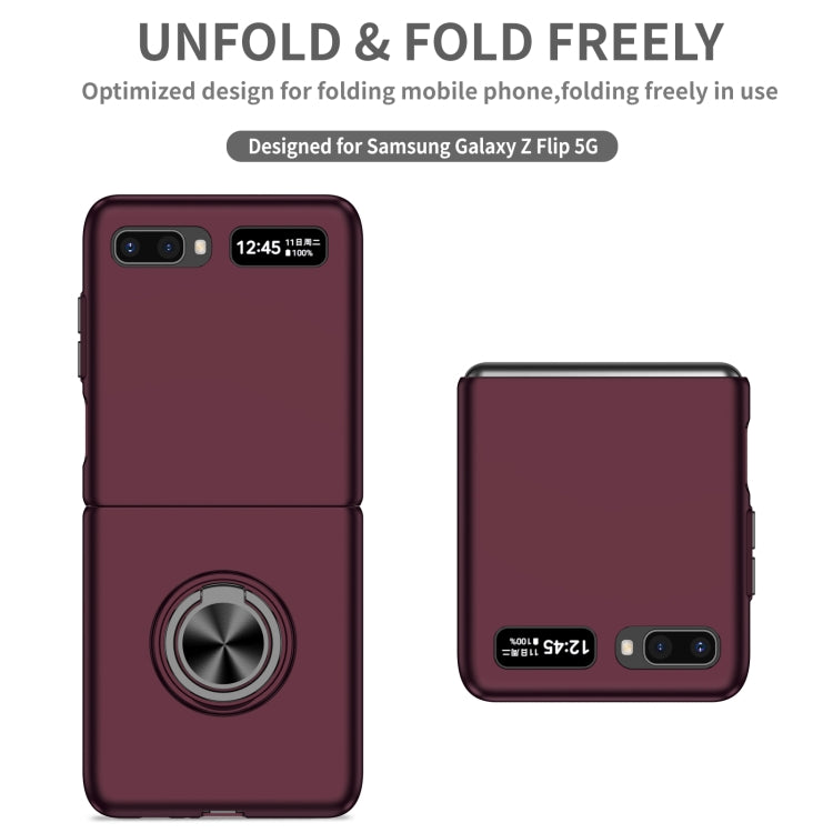 For Samsung Galaxy Z Flip 5G Armor Ring Holder Phone Case