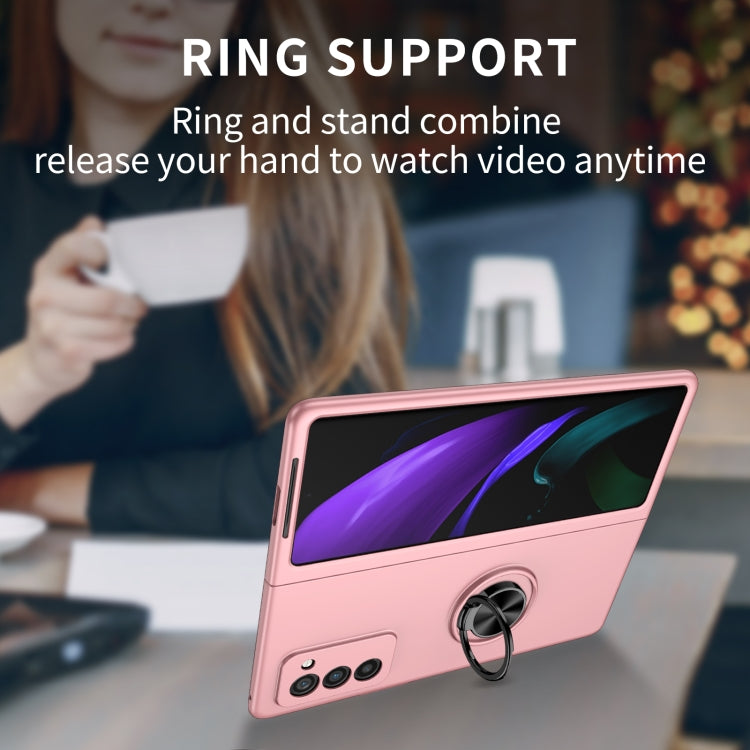 For Samsung Galaxy Z Fold2 5G Armor Ring Holder Phone Case