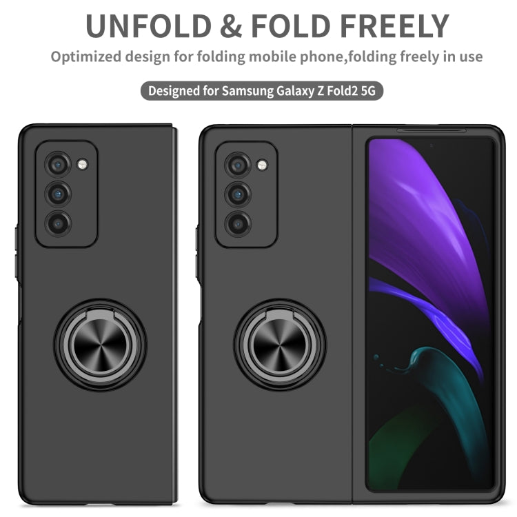 For Samsung Galaxy Z Fold2 5G Armor Ring Holder Phone Case