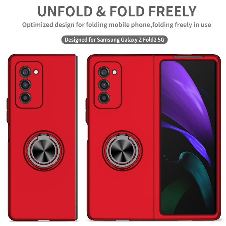 For Samsung Galaxy Z Fold2 5G Armor Ring Holder Phone Case