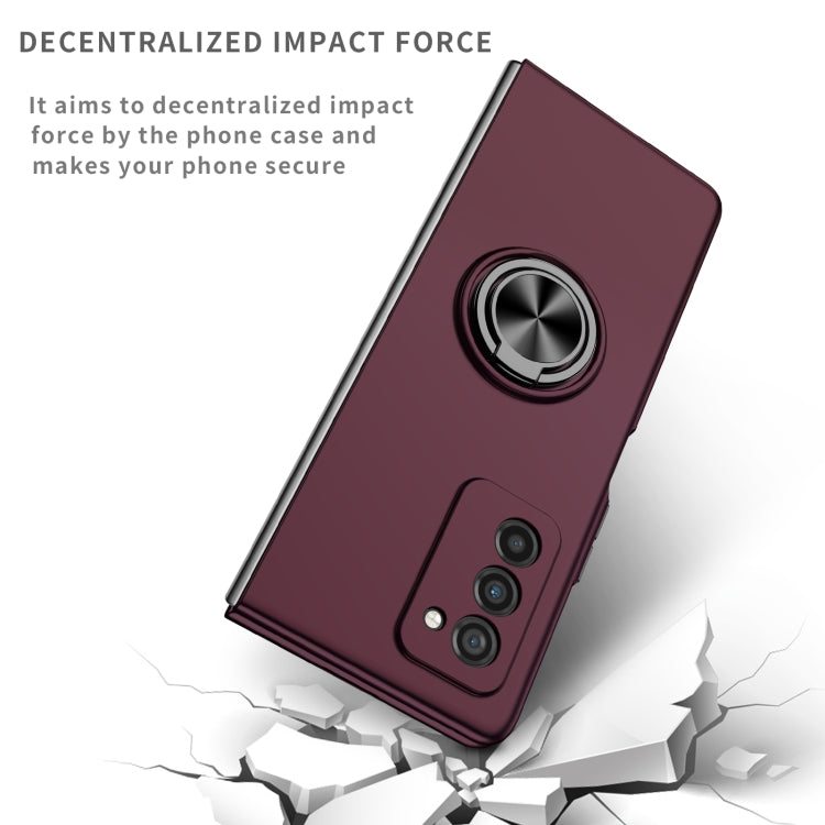 For Samsung Galaxy Z Fold2 5G Armor Ring Holder Phone Case