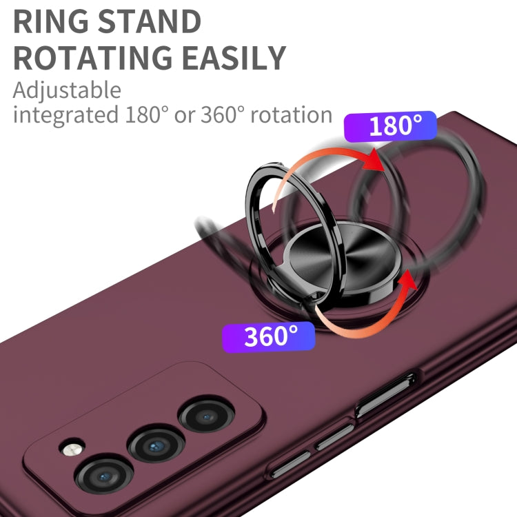 For Samsung Galaxy Z Fold2 5G Armor Ring Holder Phone Case