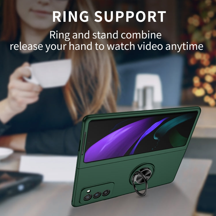 For Samsung Galaxy Z Fold2 5G Armor Ring Holder Phone Case