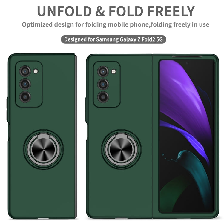 For Samsung Galaxy Z Fold2 5G Armor Ring Holder Phone Case