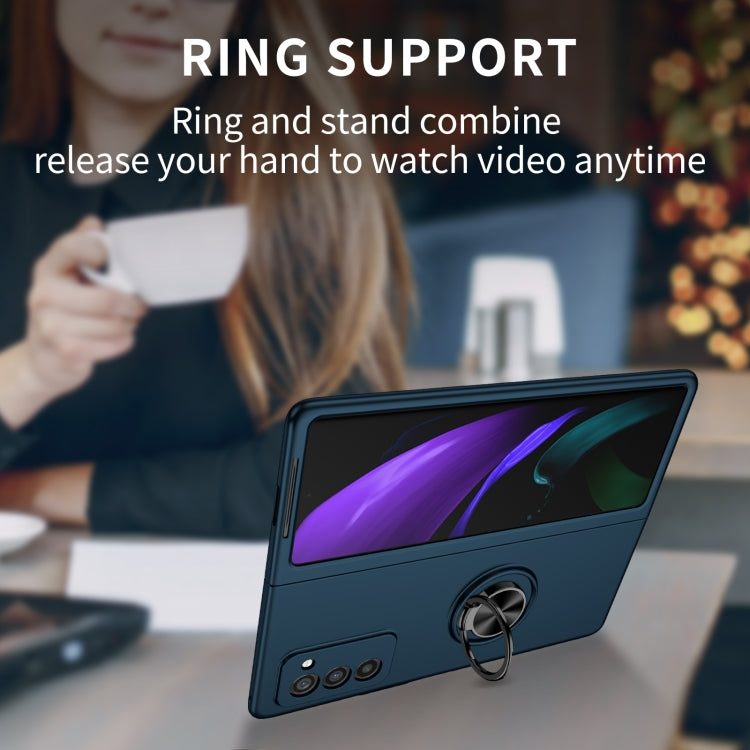 For Samsung Galaxy Z Fold2 5G Armor Ring Holder Phone Case