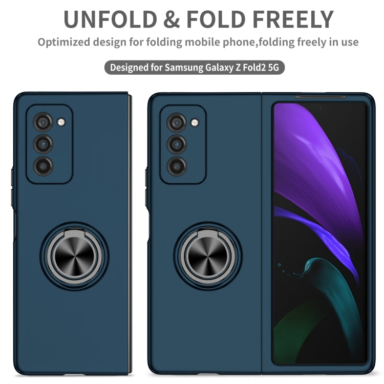 For Samsung Galaxy Z Fold2 5G Armor Ring Holder Phone Case