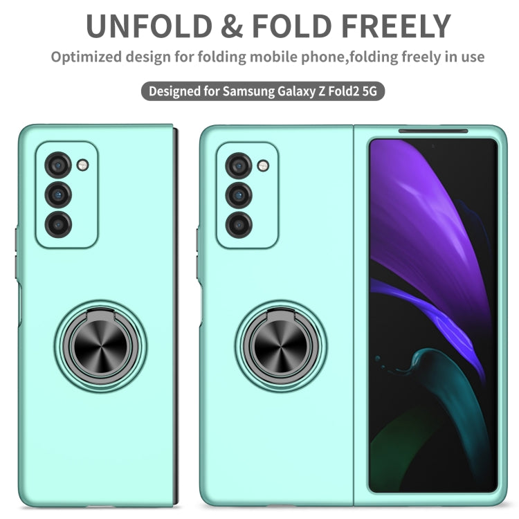 For Samsung Galaxy Z Fold2 5G Armor Ring Holder Phone Case
