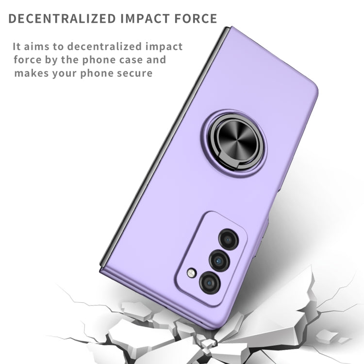 For Samsung Galaxy Z Fold2 5G Armor Ring Holder Phone Case