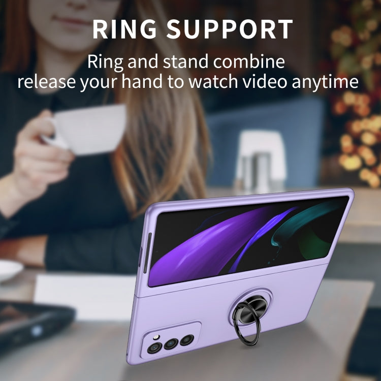 For Samsung Galaxy Z Fold2 5G Armor Ring Holder Phone Case