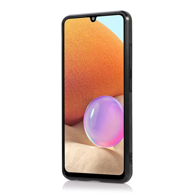 For Samsung Galaxy A32 5G Calf Texture Magnetic Card Bag PU Phone Case