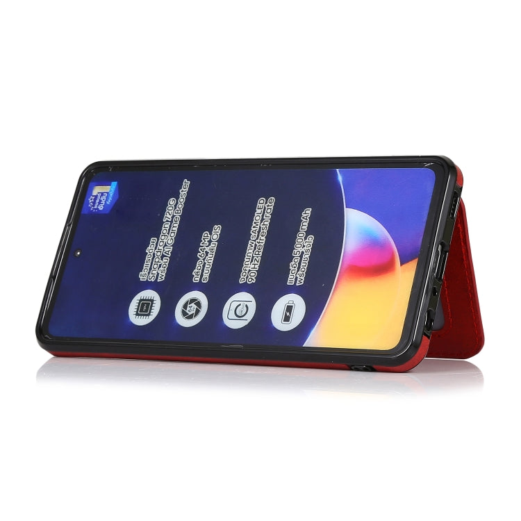 For Samsung Galaxy A52 5G Calf Texture Magnetic Card Bag PU Phone Case