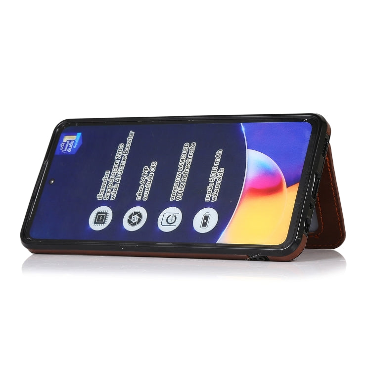 For Samsung Galaxy A52 5G Calf Texture Magnetic Card Bag PU Phone Case