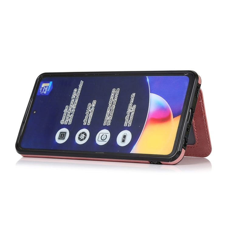 For Samsung Galaxy A52 5G Calf Texture Magnetic Card Bag PU Phone Case