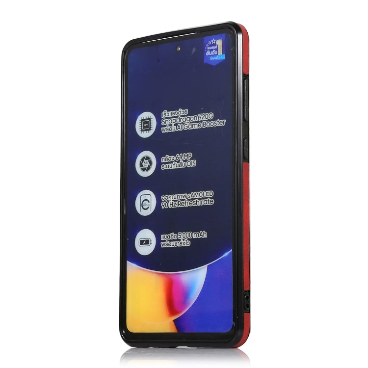 For Samsung Galaxy A72 5G Calf Texture Magnetic Card Bag PU Phone Case