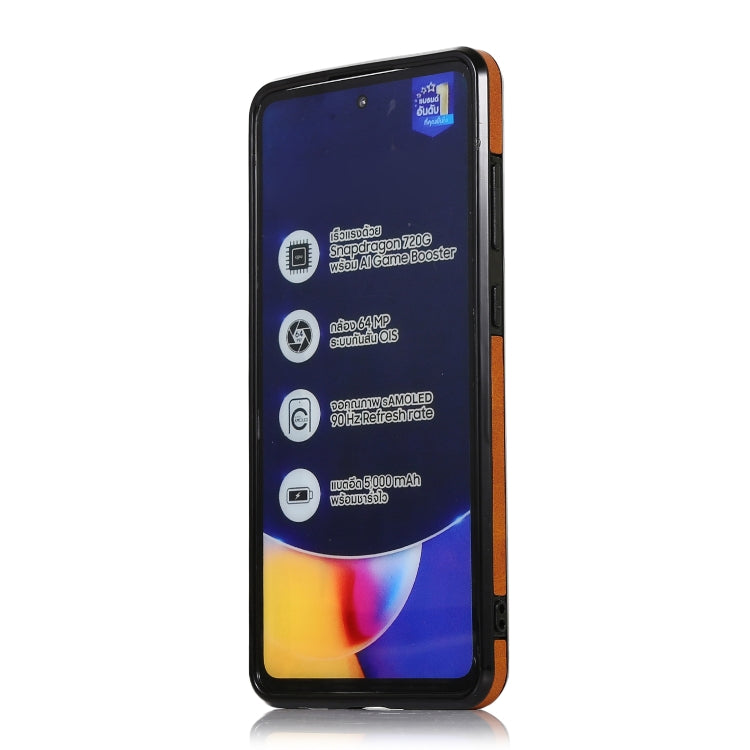 For Samsung Galaxy A72 5G Calf Texture Magnetic Card Bag PU Phone Case