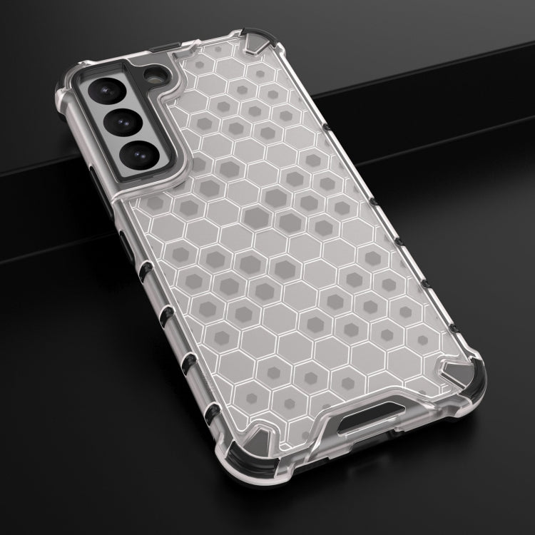 For Samsung Galaxy S22+ 5G Lanyard Honeycomb PC + TPU Case